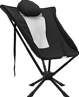 East Oak Swivel Camping Chair – High-Back Portable Folding Chair with Pillow, Sets Up in Seconds, Supports Up to 350 lbs, Compact Lightweight Backpacking Chair for Hiking, Beach, and Sports Events product image