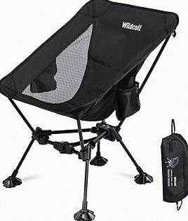 WildCall Lightweight Folding Camping Chair Compact Beach Chair with Anti-Sinking Large Feet product image