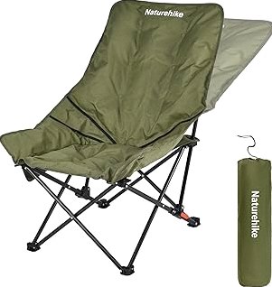 Naturehike Seastar Padded Camping Chair, Oversized 2-Position Adjustable Folding Chair, Portable Camp Chair with Side Pocket & Carry Bag product image