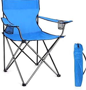 Joyfair Portable Camping Chair, Outdoor Lawn Folding Chairs for Adults, Heavy Duty Large Foldable Chairs for Beach, Fishing, Tailgating and More Outdoor Sport, Carry Bag & Cup Holder product image