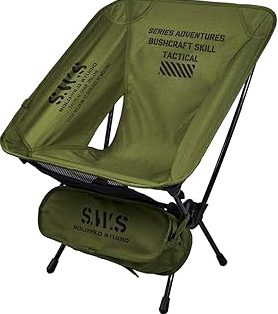 Lightweight Folding Camping Chair, 2.4 LBS Portable Foldable Compact with Aluminum Alloy & Seat Pocket for Outdoor Camp, Travel, Beach, Picnic, Festival, Supports 330LBS (Army Green) product image