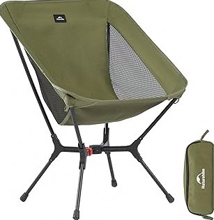 Naturehike YL01 Snap Camping Chair, 1 Second Setup Frame, 441lb Capacity Camp Chair, Portable & Lightweight Backpacking Chair product image